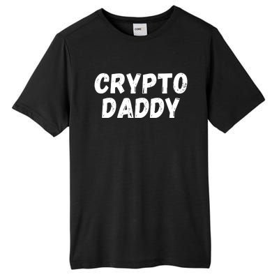 Crypto Daddy, Bitcoin Dad, Plan B, HODL Bitcoin, Blockchain Dad Tall Fusion ChromaSoft Performance T-Shirt