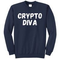 Crypto Diva, Bitcoin Diva, Bitcoin Mom, Plan B, Blockchain Diva Sweatshirt