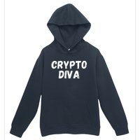 Crypto Diva, Bitcoin Diva, Bitcoin Mom, Plan B, Blockchain Diva Urban Pullover Hoodie