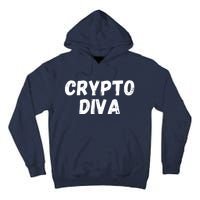 Crypto Diva, Bitcoin Diva, Bitcoin Mom, Plan B, Blockchain Diva Tall Hoodie