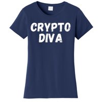 Crypto Diva, Bitcoin Diva, Bitcoin Mom, Plan B, Blockchain Diva Women's T-Shirt