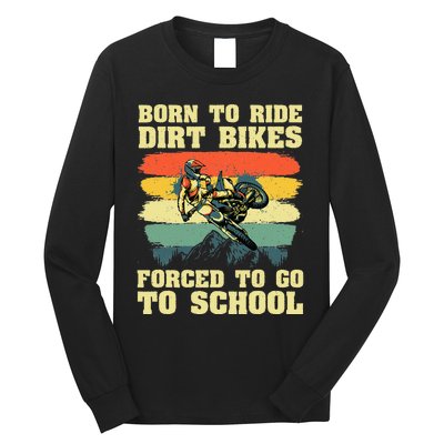 Cool Dirt Bike For Motocross Dirt Bike Lover Long Sleeve Shirt