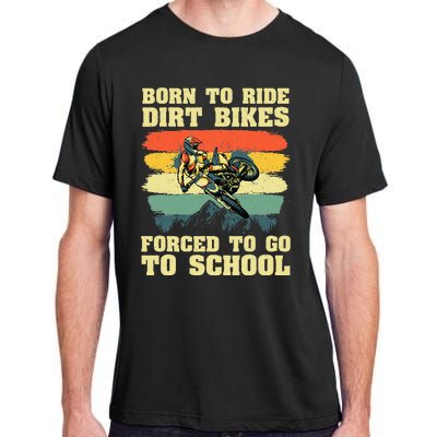 Cool Dirt Bike For Motocross Dirt Bike Lover Adult ChromaSoft Performance T-Shirt