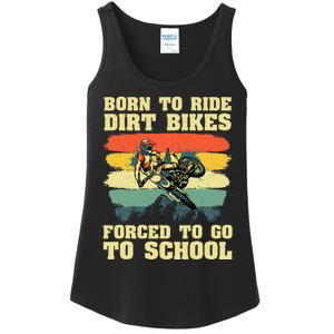 Cool Dirt Bike For Motocross Dirt Bike Lover Ladies Essential Tank