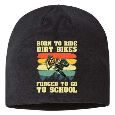 Cool Dirt Bike For Motocross Dirt Bike Lover Sustainable Beanie