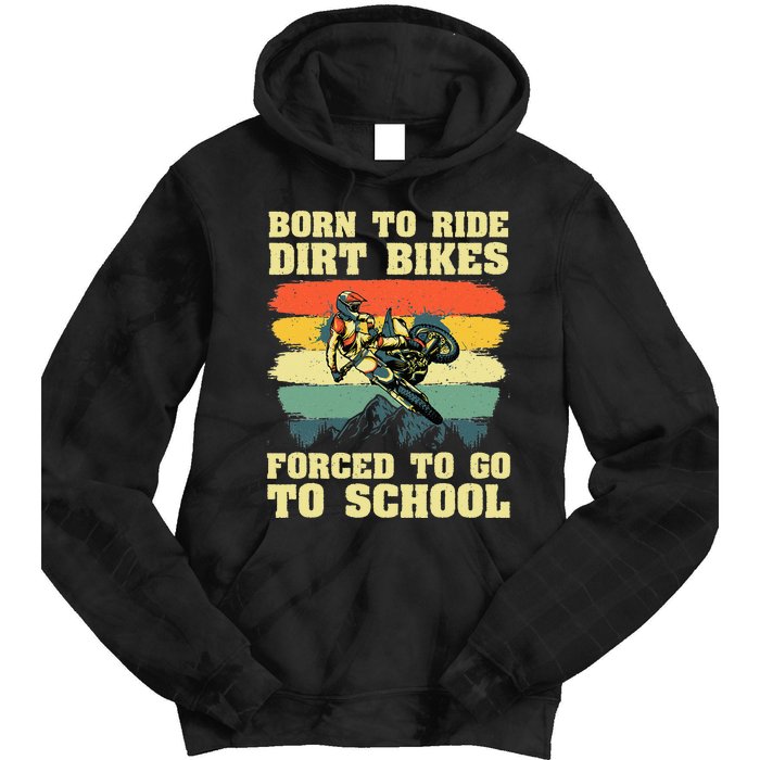 Cool Dirt Bike For Motocross Dirt Bike Lover Tie Dye Hoodie