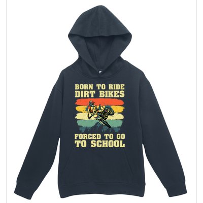 Cool Dirt Bike For Motocross Dirt Bike Lover Urban Pullover Hoodie