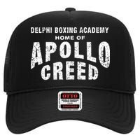 Creed Delphi Boxing Academy Home Of Apollo Creed Logo High Crown Mesh Back Trucker Hat