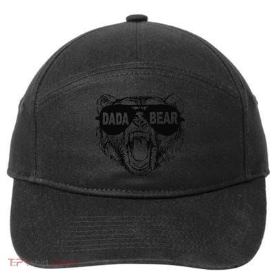 Cool Dada Bear Gift For Father Day 7-Panel Snapback Hat