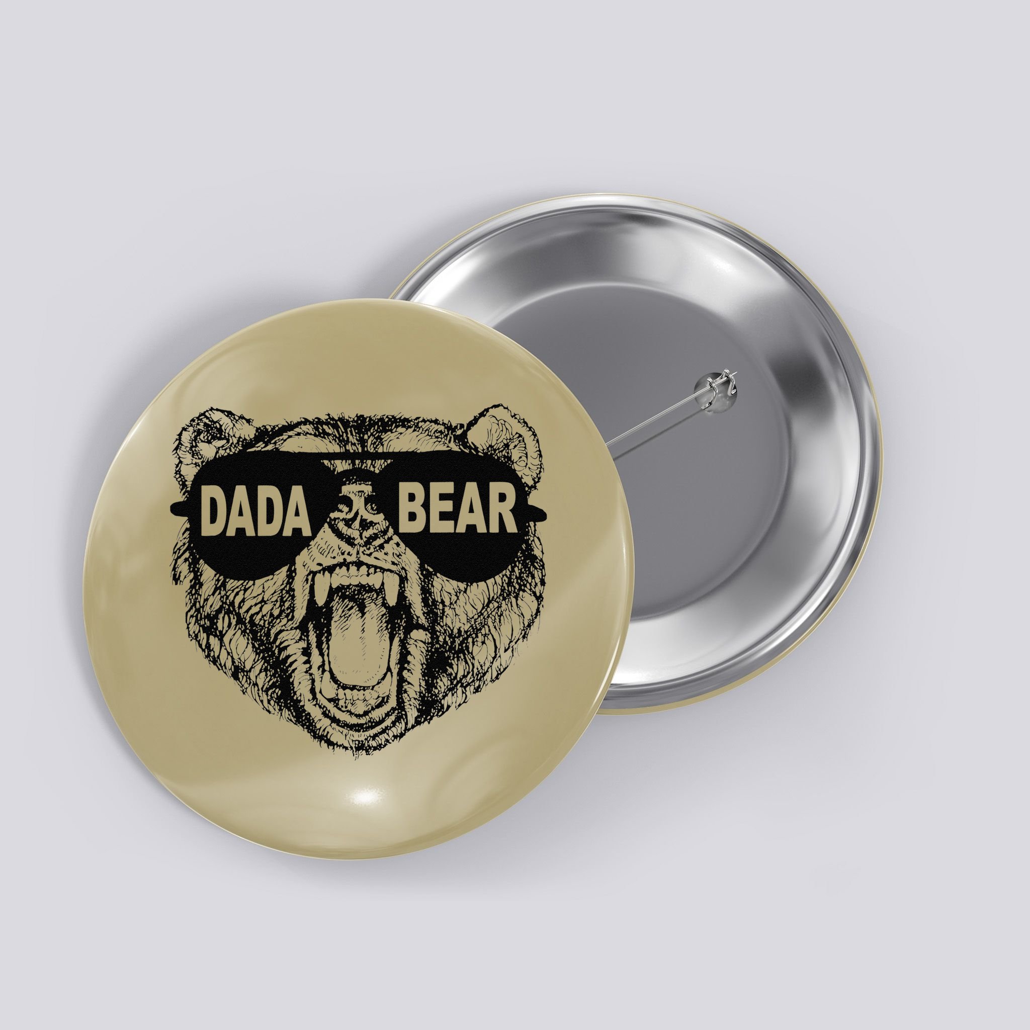 Cool Dada Bear Gift For Father Day Button