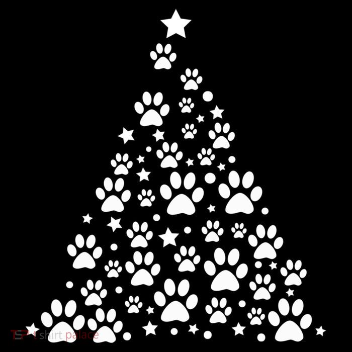 Christmas Dog Bone And Paw Tree Sweatshirt Sustainable Bucket Hat