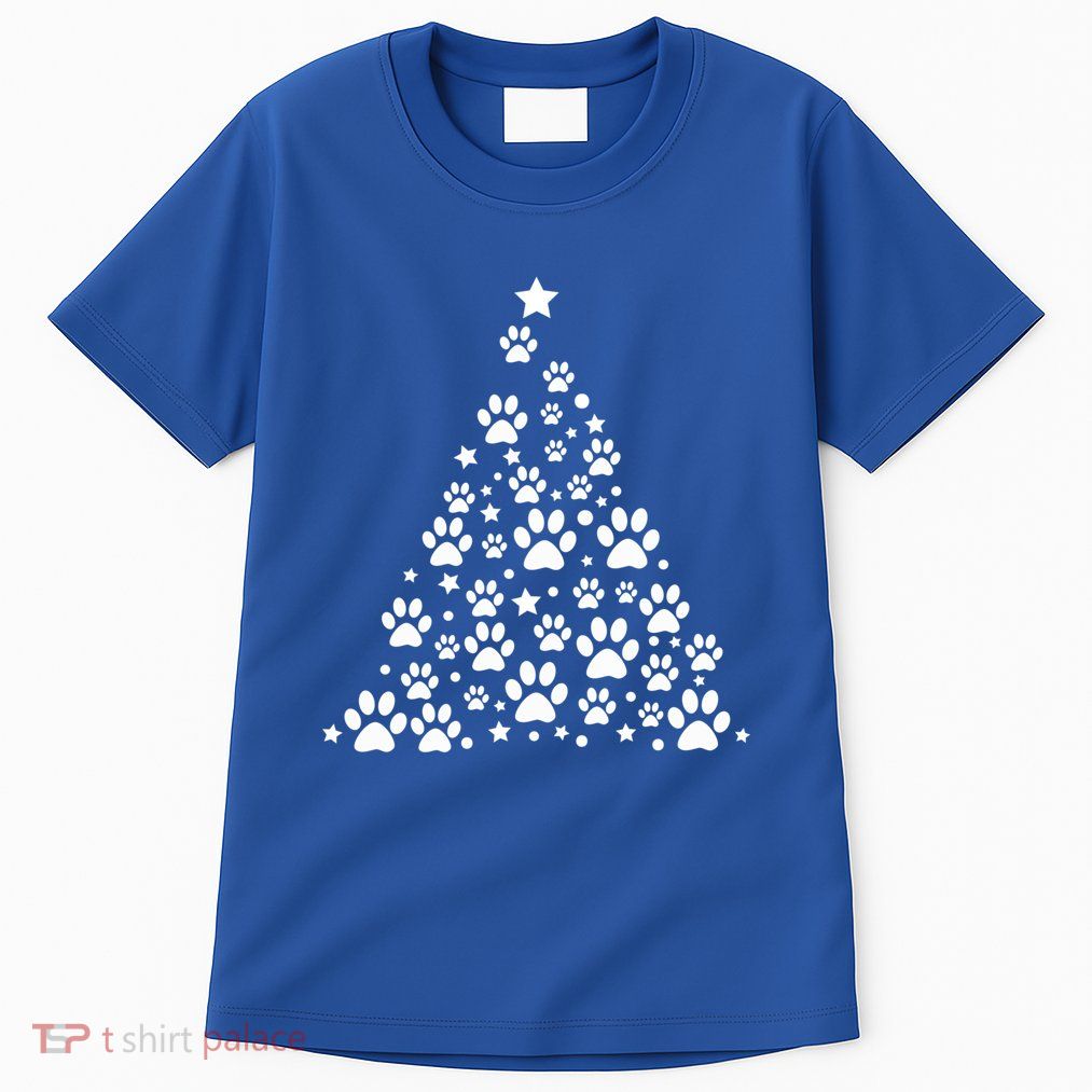 Christmas Dog Bone And Paw Tree Sweatshirt Tall T-Shirt