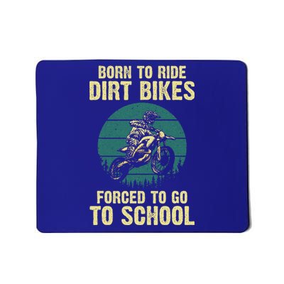 Cute Dirt Bike Art For Women Motorcycle Dirtbike Mousepad