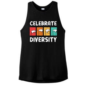 Celebrate Diversity Beer Ing Craft Brewery Great Gift Ladies PosiCharge Tri-Blend Wicking Tank