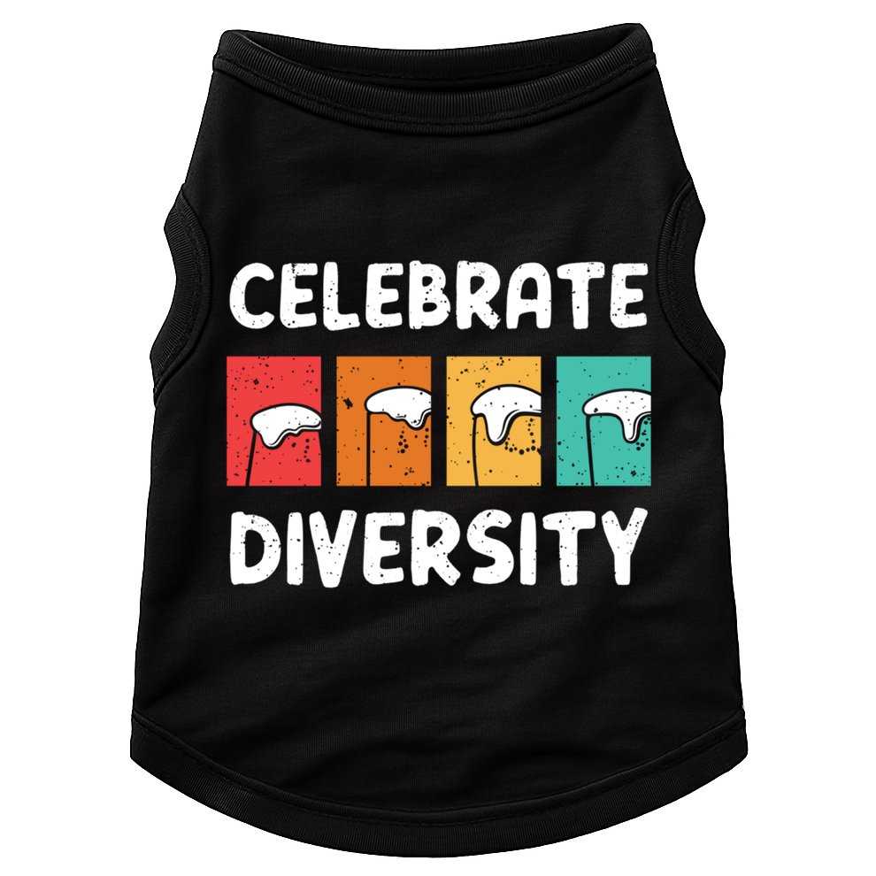 Celebrate Diversity Beer Ing Craft Brewery Great Gift Doggie Tank
