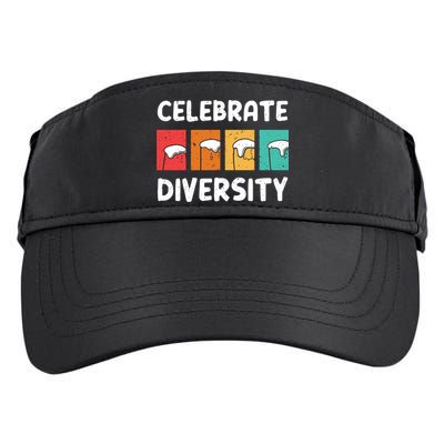 Celebrate Diversity Beer Ing Craft Brewery Great Gift Adult Drive Performance Visor