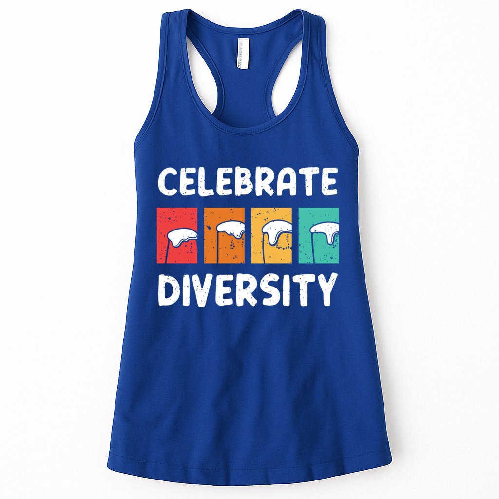 Celebrate Diversity Beer Ing Craft Brewery Great Gift Womens Tank Top