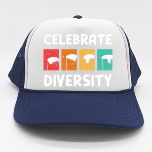 Celebrate Diversity Beer Ing Craft Brewery Great Gift Trucker Hat