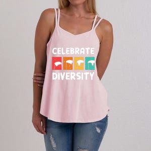 Celebrate Diversity Beer Ing Craft Brewery Great Gift Women's Strappy Tank