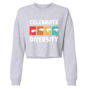 Celebrate Diversity Beer Ing Craft Brewery Great Gift Cropped Pullover Crew