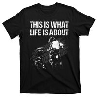 Cute Dirt Bike Art For Men Father Dirtbike Motorcycle Lovers T-Shirt