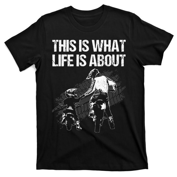 Cute Dirt Bike Art For Men Father Dirtbike Motorcycle Lovers T-Shirt