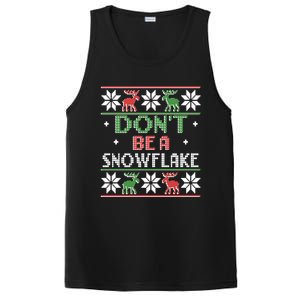 Christmas DonT Be A Snowflake Ugly Funny Protrump Meaningful Gift PosiCharge Competitor Tank