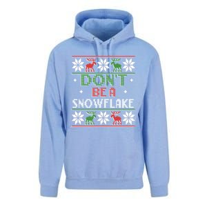 Christmas DonT Be A Snowflake Ugly Funny Protrump Meaningful Gift Unisex Surf Hoodie