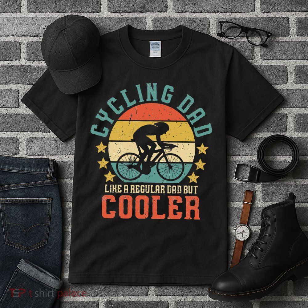 Cycling Dad Bike Rider & Cyclist Fathers Day Tall T-Shirt
