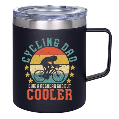 Cycling Dad Bike Rider & Cyclist Fathers Day 12oz Stainless Steel Coffee Mug