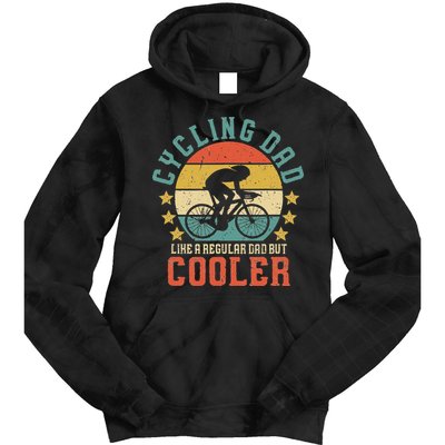 Cycling Dad Bike Rider & Cyclist Fathers Day Tie Dye Hoodie