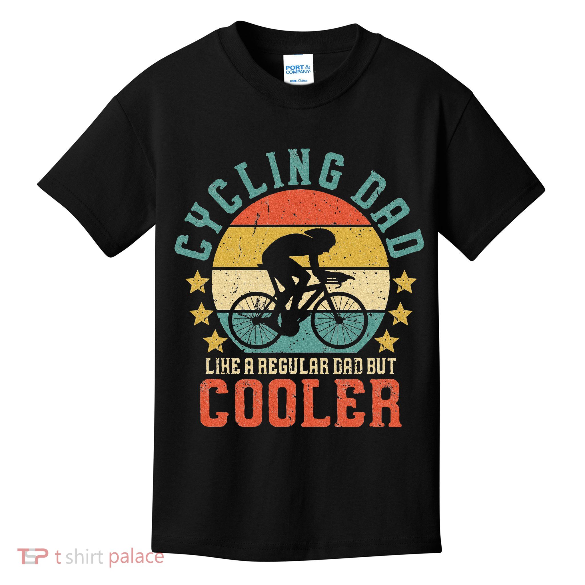 Cycling Dad Bike Rider & Cyclist Fathers Day Kids T-Shirt