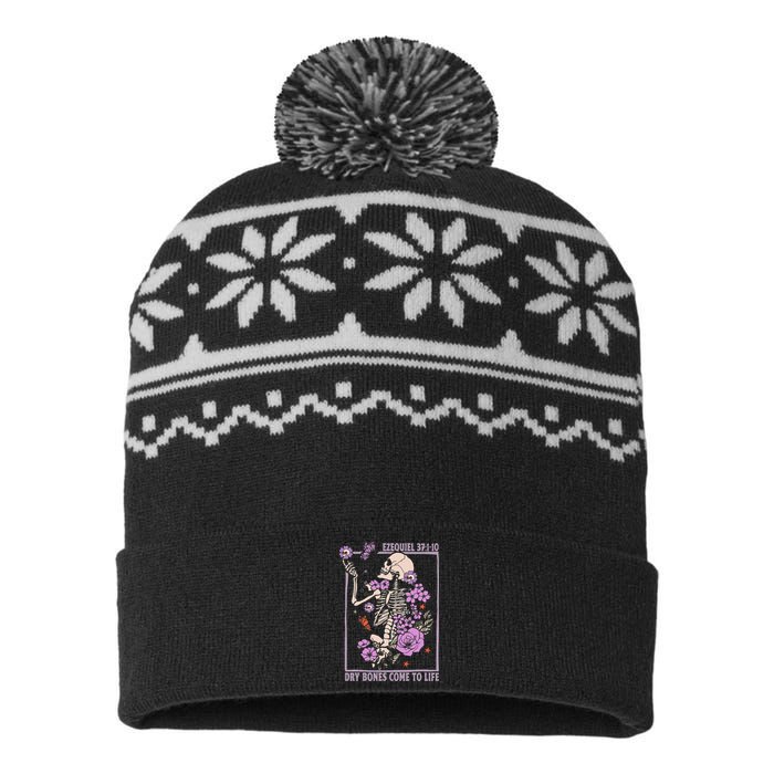 Christian Dry Bones Come To Life USA-Made Snowflake Beanie