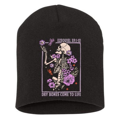 Christian Dry Bones Come To Life Short Acrylic Beanie