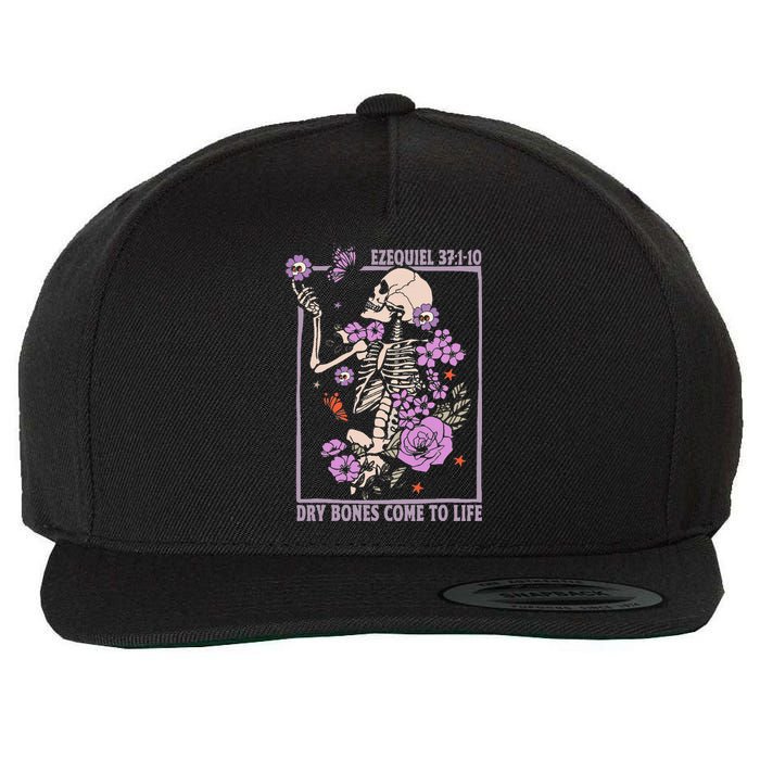 Christian Dry Bones Come To Life Wool Snapback Cap