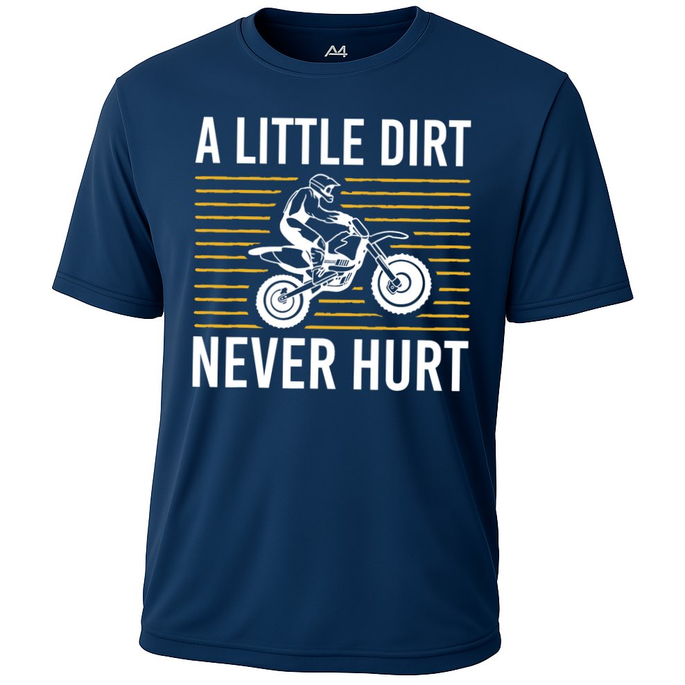 Cool Dirt Bike Art Dirtbike Motorcycle Bike Racing Cooling Performance Crew T-Shirt