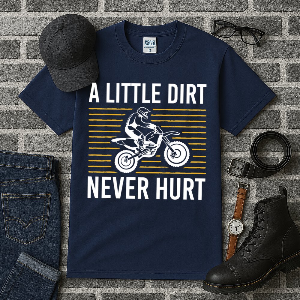 Cool Dirt Bike Art Dirtbike Motorcycle Bike Racing Tall T-Shirt