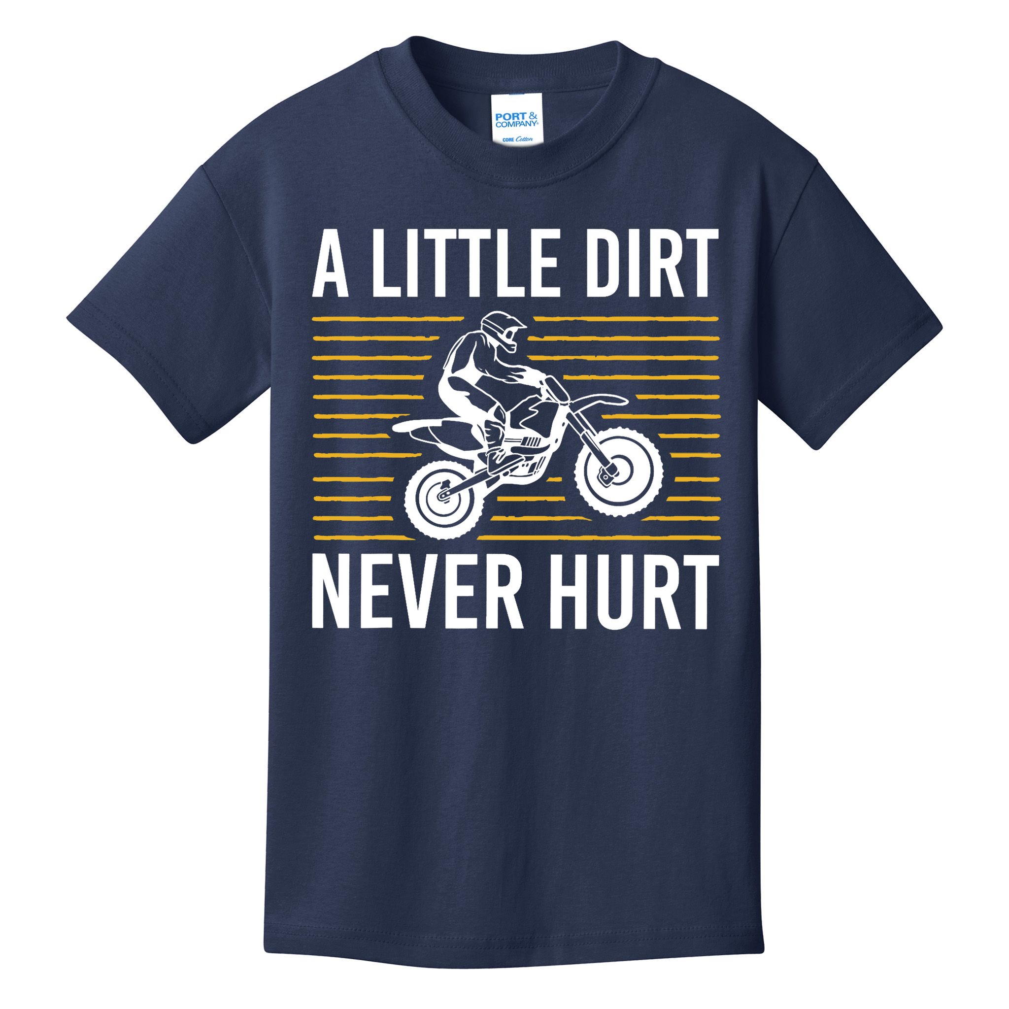 Cool Dirt Bike Art Dirtbike Motorcycle Bike Racing Kids T-Shirt