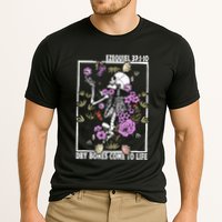 Christian Dry Bones Come To Life Floral Skeleton Cooling Performance Crew T-Shirt