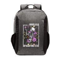 Christian Dry Bones Come To Life Floral Skeleton Vector Backpack