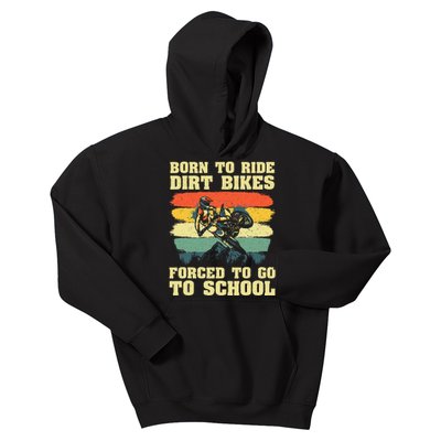 Cool Dirt Bike For Men Women Kids Motocross Dirt Bike Lover Kids Hoodie