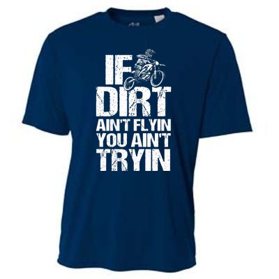 Cool Dirt Bike Art For Dirtbike Motorcycle Racing Cooling Performance Crew T-Shirt