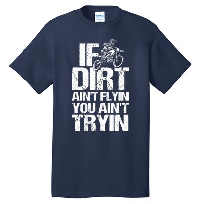 Cool Dirt Bike Art For Dirtbike Motorcycle Racing Tall T-Shirt