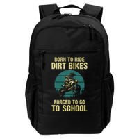 Cute Dirt Bike Art Motorcycle Dirtbike Racing Daily Commute Backpack