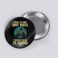 Cute Dirt Bike Art Motorcycle Dirtbike Racing Button