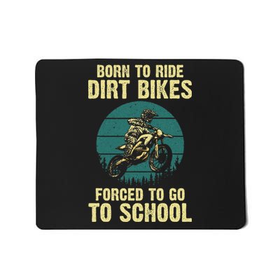 Cute Dirt Bike Art Motorcycle Dirtbike Racing Mousepad