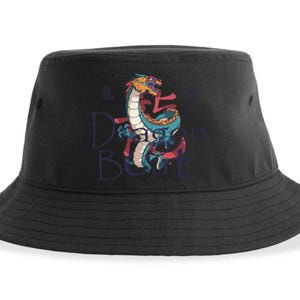 Crazy Dragon Boat Racing Festival Paddlers Dragonboat Crew Sustainable Bucket Hat