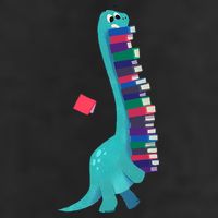 Cute Dinosaur Book Reading Readasaurus Tumbler