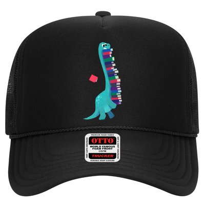 Cute Dinosaur Book Reading Readasaurus Trucker Hat