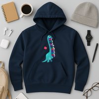 Cute Dinosaur Book Reading Readasaurus Hoodie